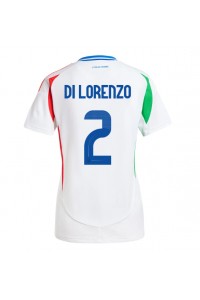 Italië Giovanni Di Lorenzo #2 Voetbaltruitje Uit tenue Dames EK 2024 Korte Mouw